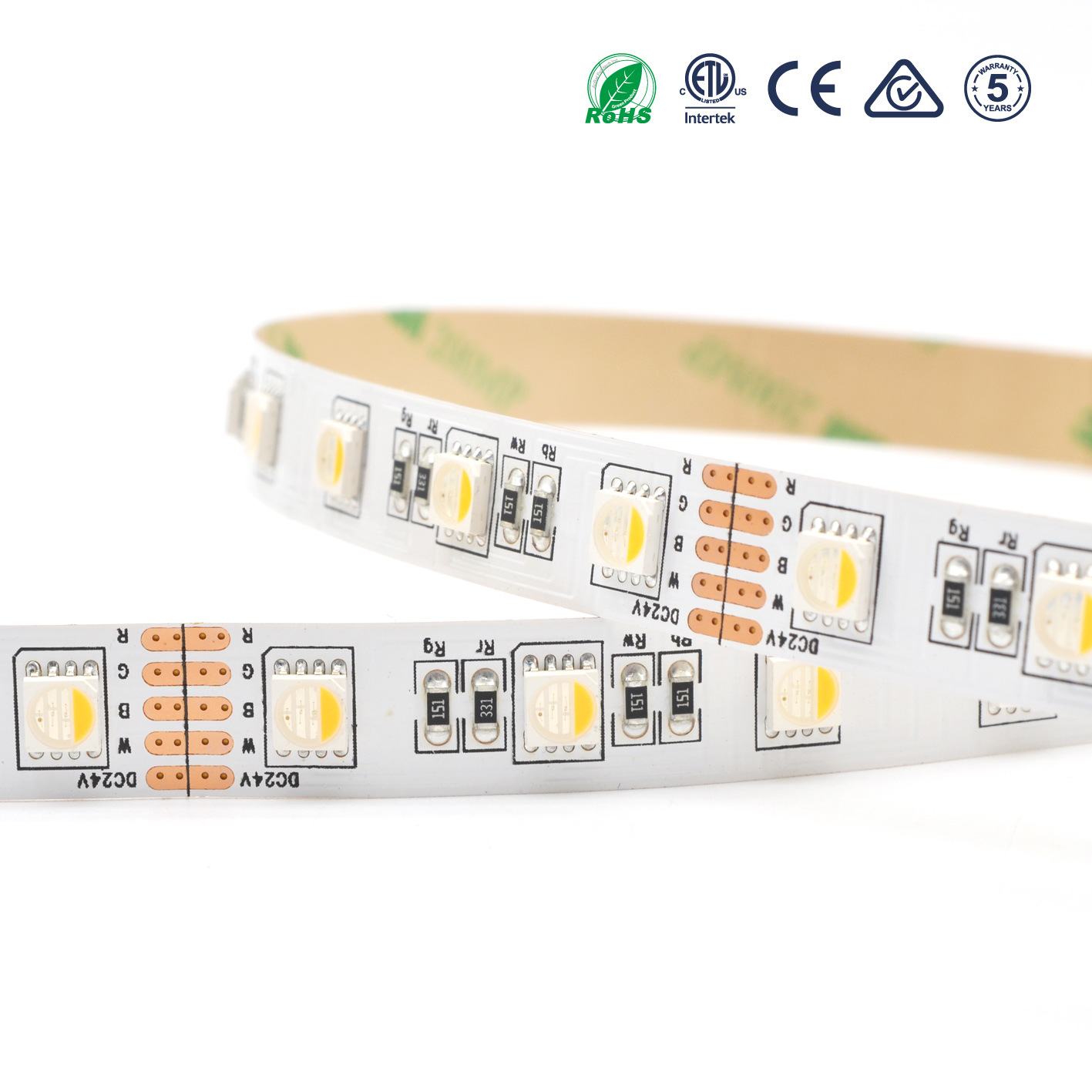 5050 RGBW LED Strip 60leds