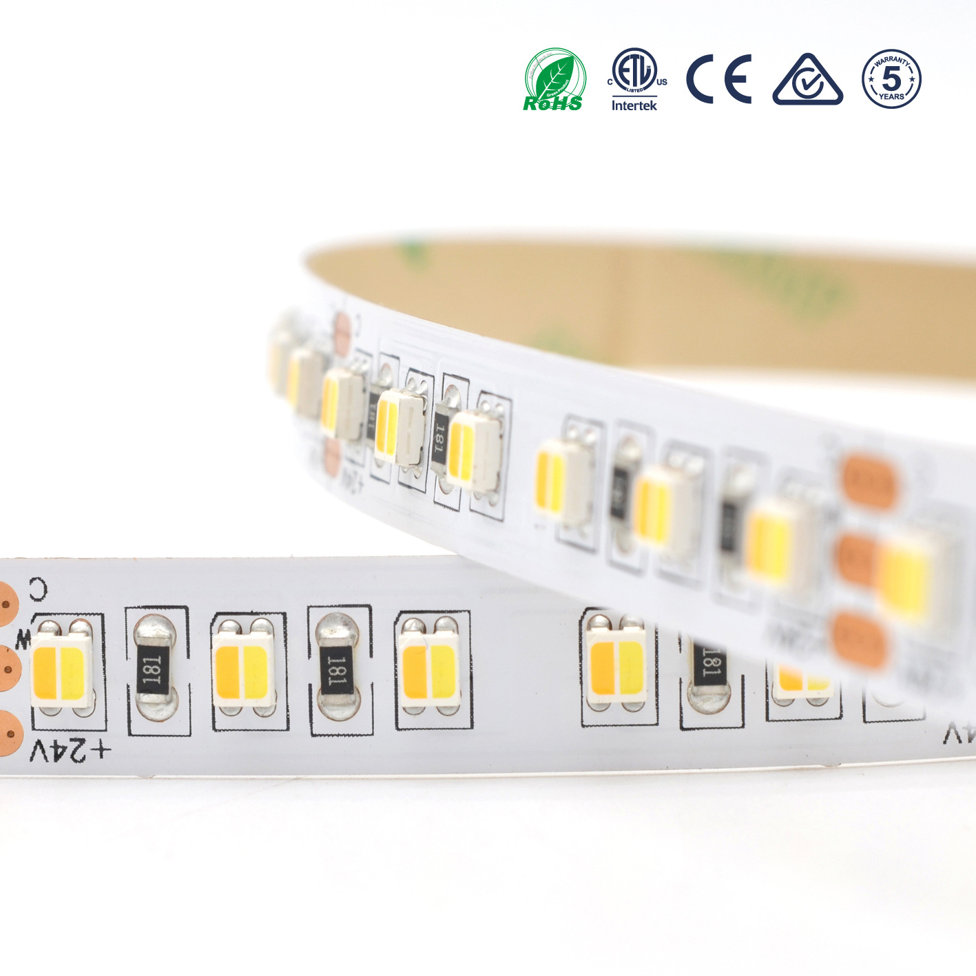 CCT adjustable 3527 LED strip