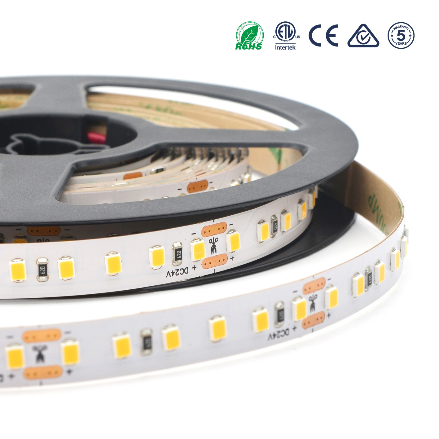 0.5-1-2-3-5-10M Accueil Lampe Courante Led Bande 2835Smd 120Led